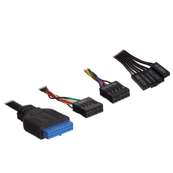 Корпус Ginzzu CL410 mATX передняя панель Стекло 
