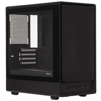  Корпус Ginzzu CL410 mATX передняя панель Стекло 