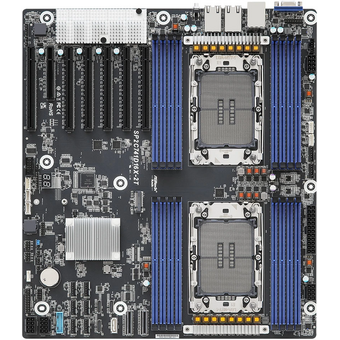  Материнская плата ASRock SP2C741D16X-2T (90-SXGB50-AOUAYF), EEB, 2x LGA 4677 5th/4th Gen Intel Xeon Scalable, 16x DDR5 RDIMM, 6x PCIe5.0 x16, 1x x8 