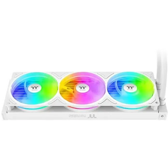  СВО Thermaltake TH360-S V3 Snow (cl-w472-pl12sw-a), LCD, 4-pin, ARGB, 120мм, белый, retail 