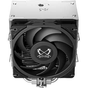  Кулер Scythe Mugen 6 Black/Silver (SCMG-6000) (230W, 4-pin PWM, 154mm, Al/Cu, 6x6mm, 1x120mm, 60.29CFM, 26.88dBA, 2000RPM) 