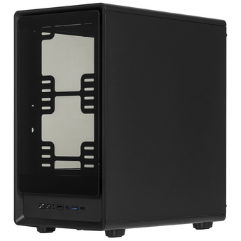  Корпус Ginzzu CL410 mATX передняя панель Стекло 