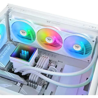  СВО Thermaltake TH360 V3 Snow (cl-w468-pl12sw-a), 4-pin, ARGB, 120мм, белый, retail 