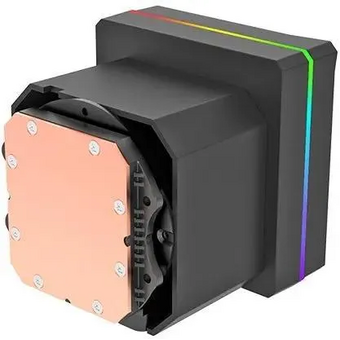  СВО Thermaltake TH360 V3 Ultra (cl-w474-pl12sw-a), LCD, 4-pin, ARGB, 120мм, черный, retail 