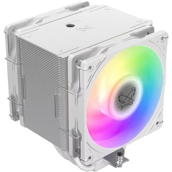  Кулер Scythe Mugen 6 Dual Fan White ARGB Edition (SCMG-6000DWR) (300W, 4-pin PWM, 154mm, Al/Cu, 6x6mm, 2x120mm, 75.17CFM) 
