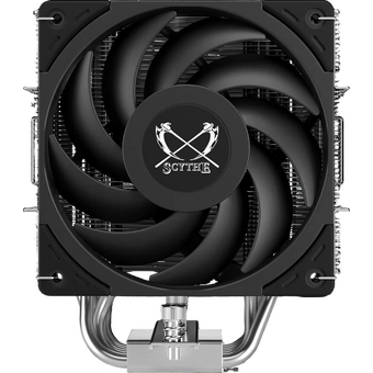  Кулер Scythe Mugen 6 Black/Silver (SCMG-6000) (230W, 4-pin PWM, 154mm, Al/Cu, 6x6mm, 1x120mm, 60.29CFM, 26.88dBA, 2000RPM) 