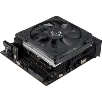  Кулер Scythe Big Shuriken 4 Black/Silver (SCBSK-4000) (200W, 4-pin PWM, 67mm, Al/Cu, 6x6mm, 1x120mm, 51.98CFM, 31.78dBA) 