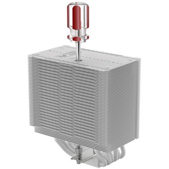 Кулер Scythe Mugen 6 Tuf Gaming White Edition (SCMG-6000TufW) (240W, 4-pin PWM, 154mm, Al/Cu, 6x6mm, ARGB, 2x120mm, 75.17CFM) 