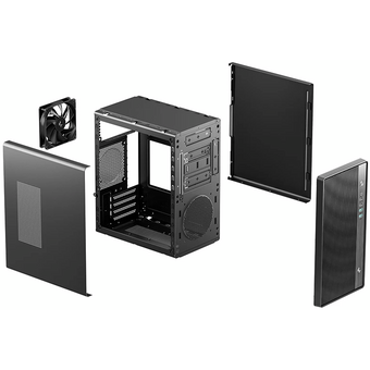  Корпус Deepcool CC310, 1x120mm Fan, mini-ITX, mATX, черный 