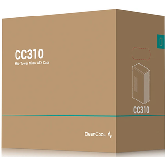  Корпус Deepcool CC310, 1x120mm Fan, mini-ITX, mATX, черный 