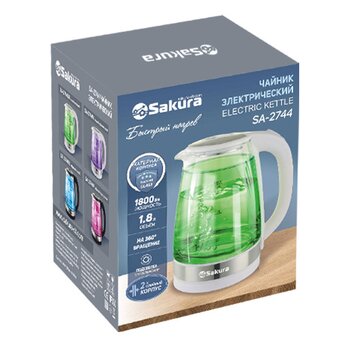  Электрочайник SAKURA SA-2744BL голубой 