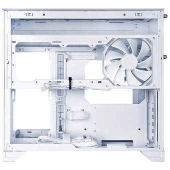  Корпус Lian Li O11 Vision-M Digital (G99.O11VMDW.R0) / White / 9.2" LCD screen / 1 x 140mm PWM Fan / Mini-Tower, TG 