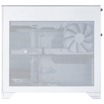  Корпус Lian Li O11 Vision-M Digital (G99.O11VMDW.R0) / White / 9.2" LCD screen / 1 x 140mm PWM Fan / Mini-Tower, TG 