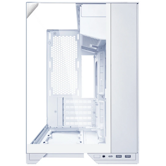  Корпус Lian Li O11 Vision-M Digital (G99.O11VMDW.R0) / White / 9.2" LCD screen / 1 x 140mm PWM Fan / Mini-Tower, TG 