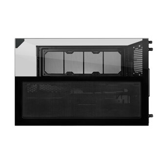  Корпус Lian Li O11 Vision-M Digital (G99.O11VMDX.R0) / Black / 9.2" LCD screen / 1 x 140mm PWM Fan / Mini-Tower, TG 