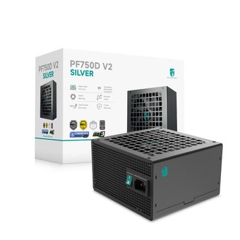  Блок питания Deepcool Gamerstorm PF750D V2 (ATX 3.1 750W, PWM 120mm fan, Active PFC+DC to DC, 80+ Silver, Cybenetics 230V Silver, PPLP 230V Silver) 