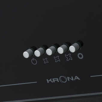  Вытяжка Krona Jina 600 Black PB V2 