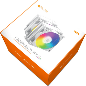  Кулер ID-COOLING Frozn A620 Pro XE ARGB Snow LGA1954/1851/1700/1200/115X/AM5/AM4 (TDP 260W, PWM, белый, 6 тепл.трубок + медная база) 