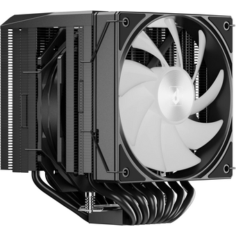  Кулер upHere UE2 Elite KC8C Black ARGB / 8HPx6mm, 280W TDP, dual tower, 2x120mm fans, 600-1650RPM, 68CFM, 25dBA 