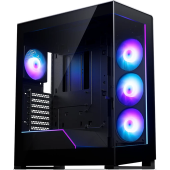  Корпус PHANTEKS NV5X Black (PH-NV523X_DBK01), Digtial RGB Lighting, 1x360mm+1x120mm ARGB Fan, TG, Mid-Tower 