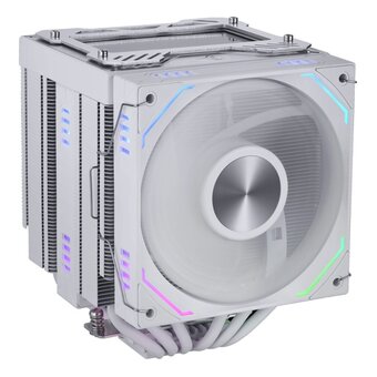  Кулер 1STPLAYER F.A.S.T. FT12DSL-6 White (FT12DSL-6-WH) / 6HPx6mm, dual tower, 275W TDP, 2x120mm ARGB fans, 600-2000 RPM, 57.56 CFM, 38.21 dBA 