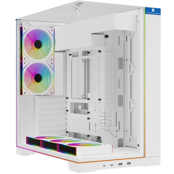  Корпус Thermalright TR-A70 Vision White Fan5-M (TRA70VF5MW) / TG / 5x120mm ARGB PWM Fans / ARGB Strip / 9.16'' LCD screen / USB TYPE-C / ATX 