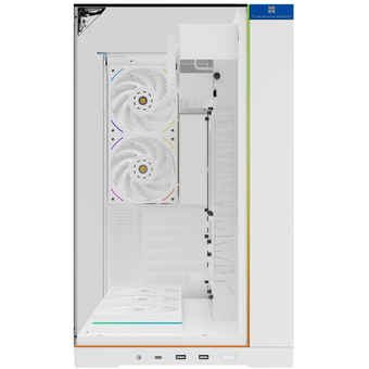  Корпус Thermalright TR-A70 Vision White FanUB (TRA70VFUBW) / TG / TL-UB36RW+TL-UB24W PWM Fans / 9.16'' LCD screen / USB TYPE-C / ATX 