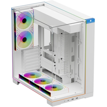  Корпус Thermalright TR-A70 Vision White Fan5-M (TRA70VF5MW) / TG / 5x120mm ARGB PWM Fans / ARGB Strip / 9.16'' LCD screen / USB TYPE-C / ATX 