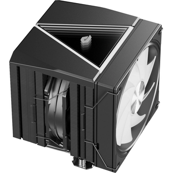  Кулер upHere UE2 Elite KC8C Black ARGB / 8HPx6mm, 280W TDP, dual tower, 2x120mm fans, 600-1650RPM, 68CFM, 25dBA 
