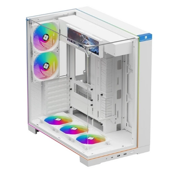  Корпус Thermalright TR-A70 Vision White Fan5-C (TRA70VF5CW) / TG / 5x120mm ARGB PWM Fans / ARGB Strip / 9.16'' LCD screen / USB TYPE-C / ATX 
