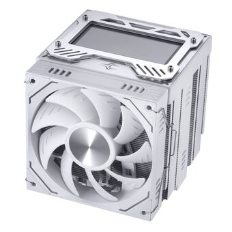  Кулер 1STPLAYER F.A.S.T. FT12DSL-6 White (FT12DSL-6-WH) / 6HPx6mm, dual tower, 275W TDP, 2x120mm ARGB fans, 600-2000 RPM, 57.56 CFM, 38.21 dBA 