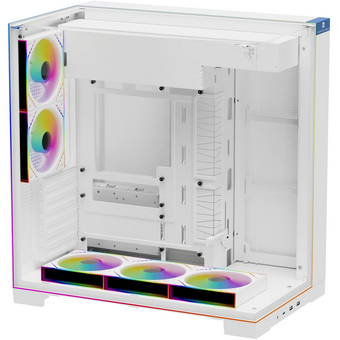  Корпус Thermalright TR-A70 Vision White Fan5-M (TRA70VF5MW) / TG / 5x120mm ARGB PWM Fans / ARGB Strip / 9.16'' LCD screen / USB TYPE-C / ATX 