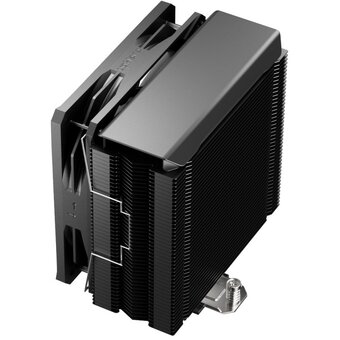  Кулер upHere P4K Black / 4HPx6mm, 200W TDP, single tower, 1x120mm fan, 800-1800RPM, 79.9 CFM, 27dBA 