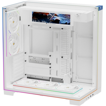  Корпус Thermalright TR-A70 Vision White FanUB (TRA70VFUBW) / TG / TL-UB36RW+TL-UB24W PWM Fans / 9.16'' LCD screen / USB TYPE-C / ATX 