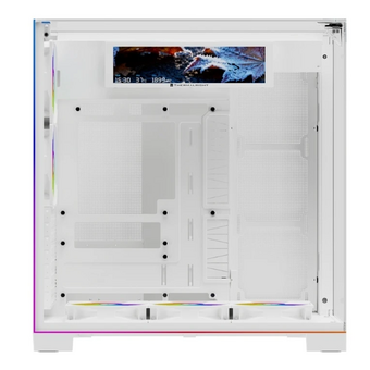  Корпус Thermalright TR-A70 Vision White Fan5-C (TRA70VF5CW) / TG / 5x120mm ARGB PWM Fans / ARGB Strip / 9.16'' LCD screen / USB TYPE-C / ATX 