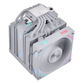  Кулер 1STPLAYER F.A.S.T. FT12DSL-6 White (FT12DSL-6-WH) / 6HPx6mm, dual tower, 275W TDP, 2x120mm ARGB fans, 600-2000 RPM, 57.56 CFM, 38.21 dBA 