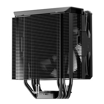  Кулер upHere P4K Black / 4HPx6mm, 200W TDP, single tower, 1x120mm fan, 800-1800RPM, 79.9 CFM, 27dBA 