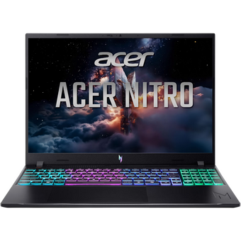  Ноутбук Acer Nitro V 16S ANV16-I31-71BH (NH.U5CCD.002) Core 7 240H 16Gb SSD512Gb NVIDIA GeForce RTX 5060 8Gb 16" IPS WUXGA (1920x1200) безОС black WiFi 