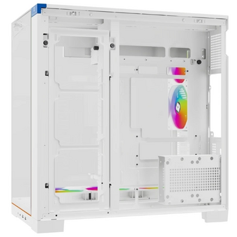  Корпус Thermalright TR-A70 Vision White Fan5-C (TRA70VF5CW) / TG / 5x120mm ARGB PWM Fans / ARGB Strip / 9.16'' LCD screen / USB TYPE-C / ATX 