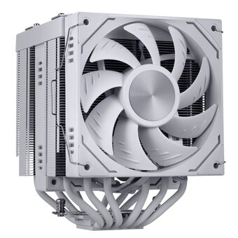  Кулер 1STPLAYER F.A.S.T. FT12DSL-6 White (FT12DSL-6-WH) / 6HPx6mm, dual tower, 275W TDP, 2x120mm ARGB fans, 600-2000 RPM, 57.56 CFM, 38.21 dBA 