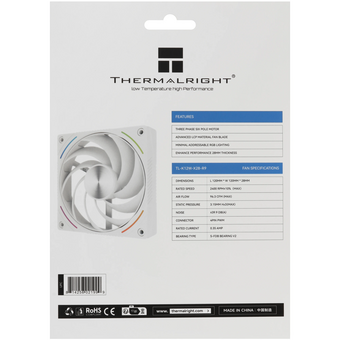  Вентилятор Thermalright TL-K12W-X28-R9 (TRTLK12WX28R9) / ARGB / 120mm PWM 