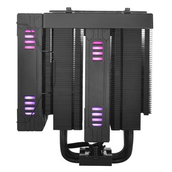  Кулер 1STPLAYER F.A.S.T. FT12DSL-6 Black (FT12DSL-6-BK) / 6HPx6mm, dual tower, 275W TDP, 2x120mm ARGB fans, 600-2000 RPM, 57.56 CFM, 38.21 dBA 