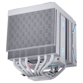  Кулер 1STPLAYER F.A.S.T. FT12DSL-6 White (FT12DSL-6-WH) / 6HPx6mm, dual tower, 275W TDP, 2x120mm ARGB fans, 600-2000 RPM, 57.56 CFM, 38.21 dBA 
