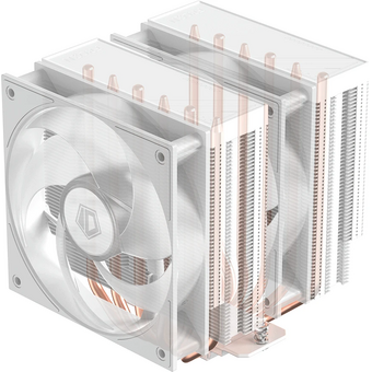 Кулер ID-COOLING Frozn A620 Pro XE ARGB Snow LGA1954/1851/1700/1200/115X/AM5/AM4 (TDP 260W, PWM, белый, 6 тепл.трубок + медная база) 