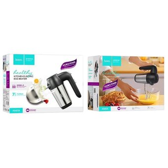  Миксер HOCO HA03A Kitchen electric egg beater EU нержавеющая сталь 
