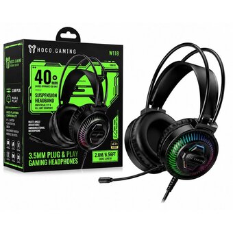  Наушники HOCO W118 Extreme gaming headphones черный 