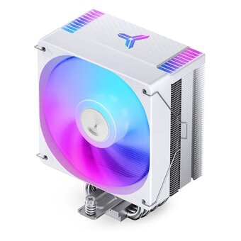  Кулер JONSBO CR-1000 Max V2 Color White LGA1851/1700/1200/115X/AM5/AM4 (TDP 230W, PWM, 120mm Dynamic Multi-Color LED Fan, 6 тепловых трубок) 