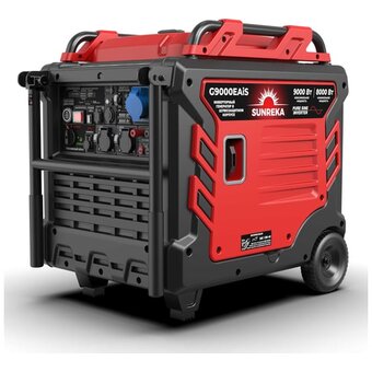 Генератор бензиновый SUNREKA G9000EAiS инвертор, 9кВт 211040 