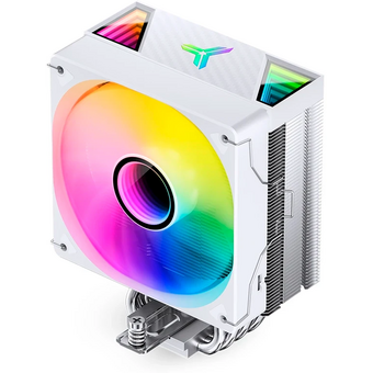  Кулер JONSBO CR-1000 V3 Pro Color White LGA1851/1700/1200/115X/AM5/AM4 (TDP 230W, PWM, 120mm Dynamic Multi-Color LED Fan, 6 тепловых трубок) 