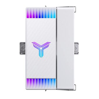  Кулер JONSBO CR-1000 Max V2 Color White LGA1851/1700/1200/115X/AM5/AM4 (TDP 230W, PWM, 120mm Dynamic Multi-Color LED Fan, 6 тепловых трубок) 
